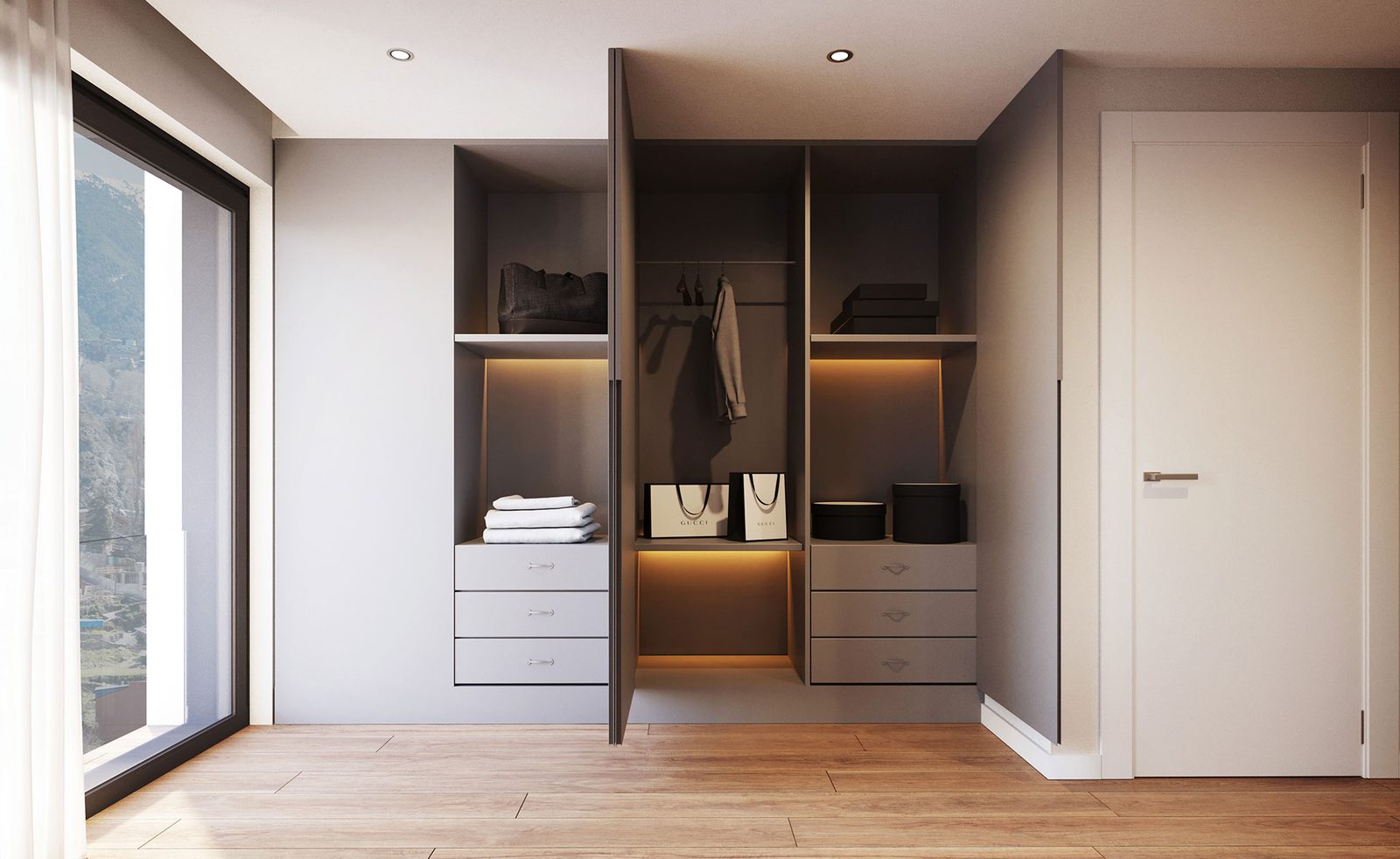 Vestidor en dormitorio principal