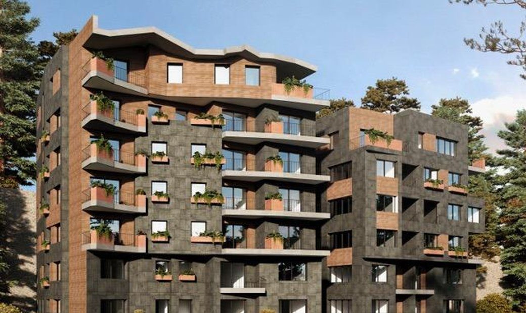 Fachada del Residencial Marió en Els Vilars, Escaldes-Engordany