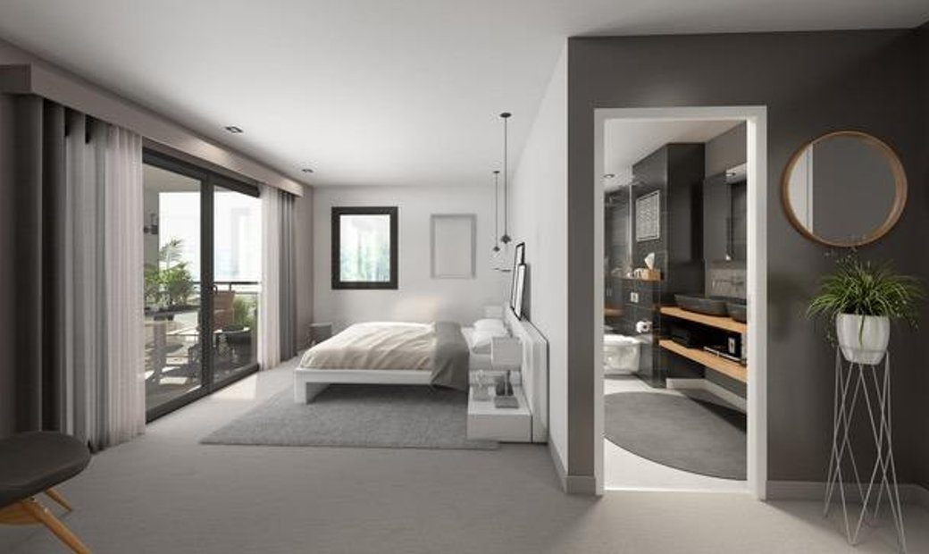 Dormitorio principal con baño en suite