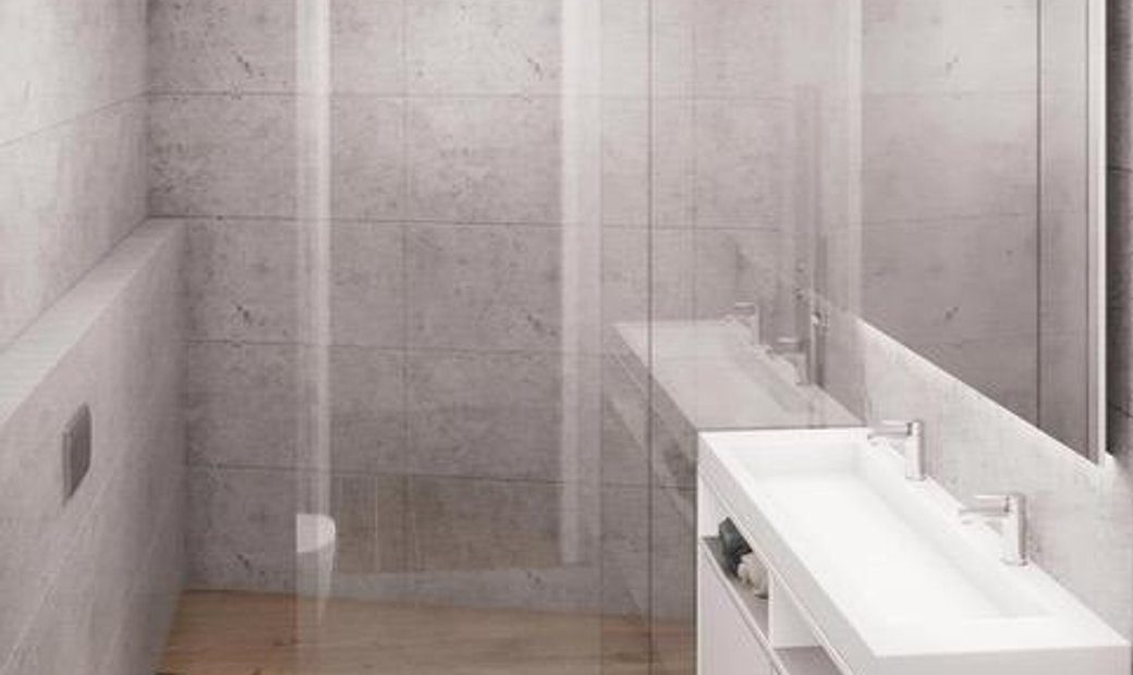 Baño de diseño con ducha