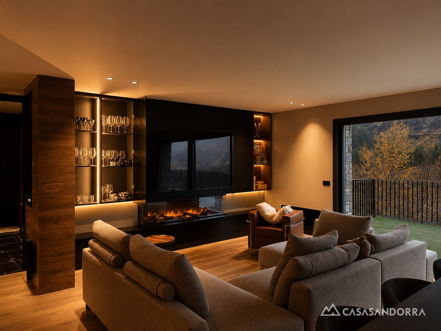 Appartement de standing de 220 m² avec jardin privé et vue à l'Aldosa de Canillo