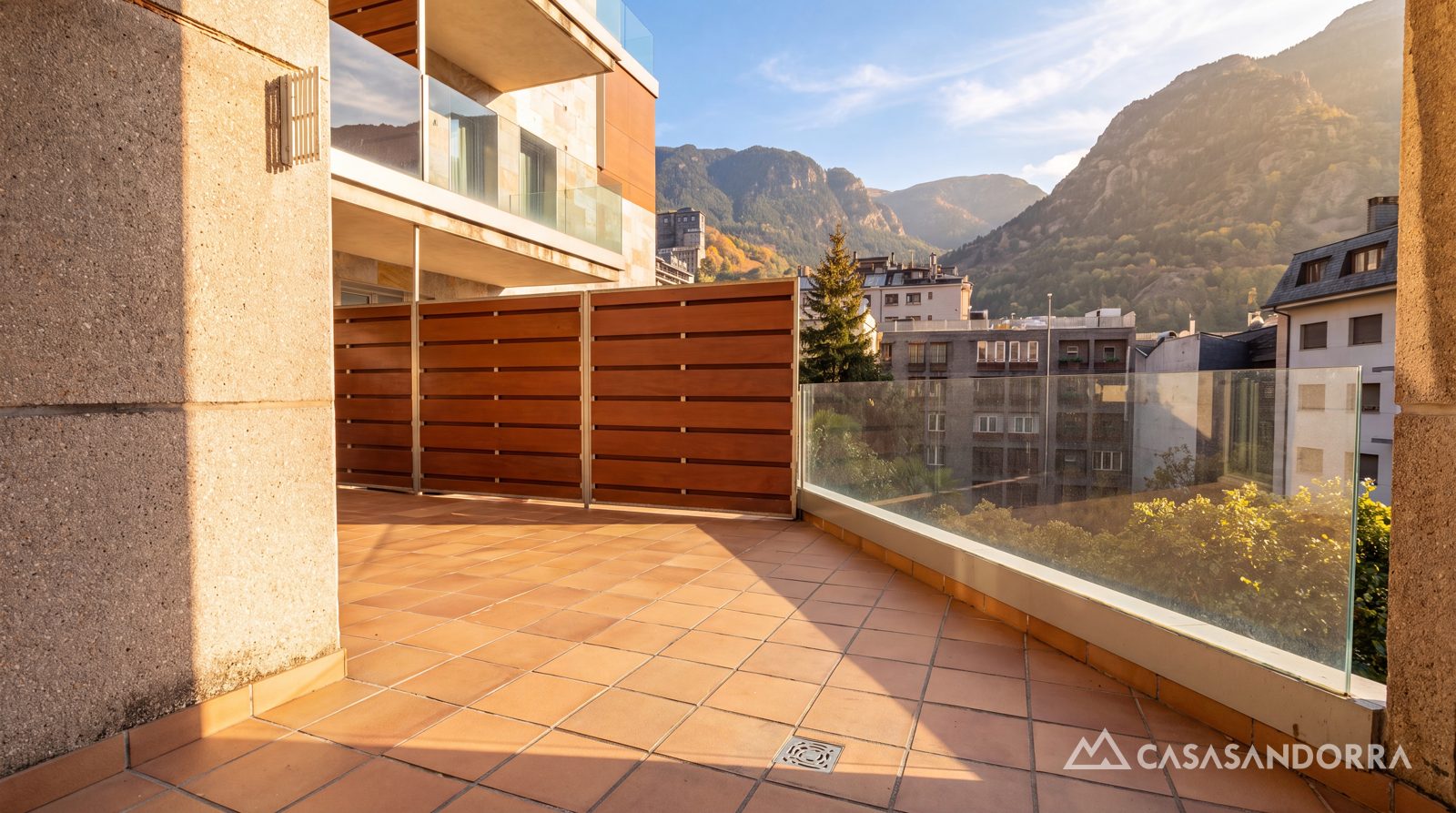 Piso de 106 m² con terraza de 30 m² en el centro de Escaldes